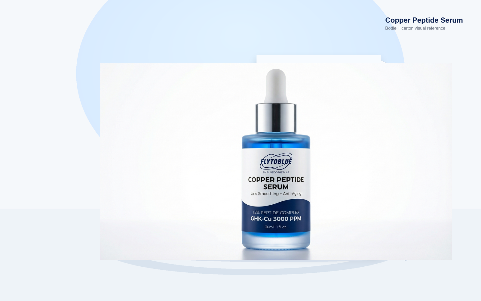 Copper Peptide Serum packaging